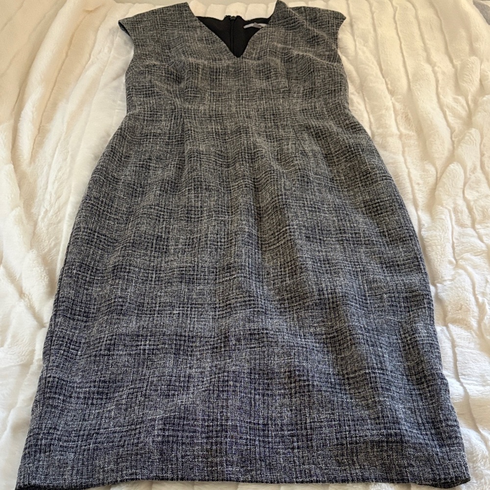 Elegant Black and  Gray Women's Dress